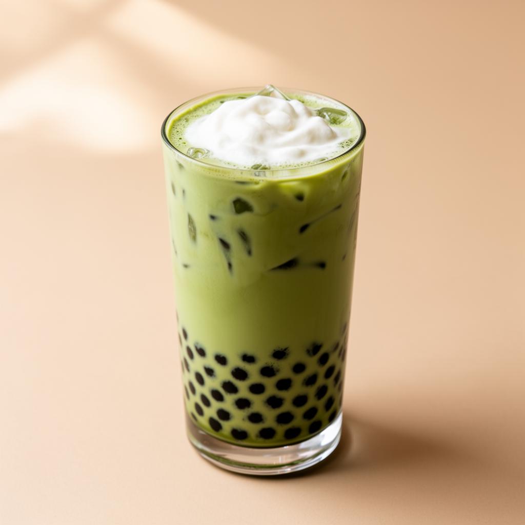 Matcha Boba Drink